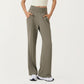 High Waist Wide Leg Sweatpants with Side Pockets and Smooth Stretch Fabric