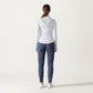 Full Zip Long Sleeve Active Jacket with Fitted Silhouette and High Neck