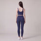 High Waist Full Length Active Leggings with Contour Seams for Workout and Everyday Wear