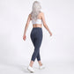 High Waist Capri Leggings with Wide Waistband Smooth Stretch Workout Yoga Pants