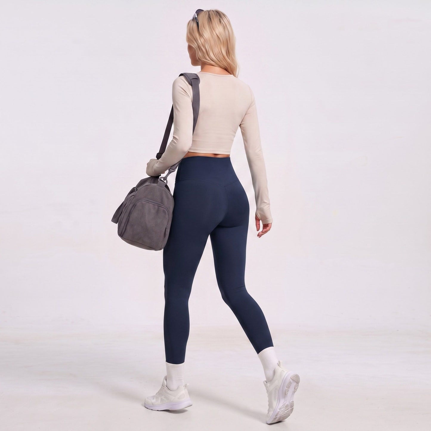 High Waist Full Length Workout Leggings Stretch Yoga Pants