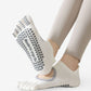 Cotton Pilates Yoga Socks with Grip, Five-Toe Design 3 Pack
