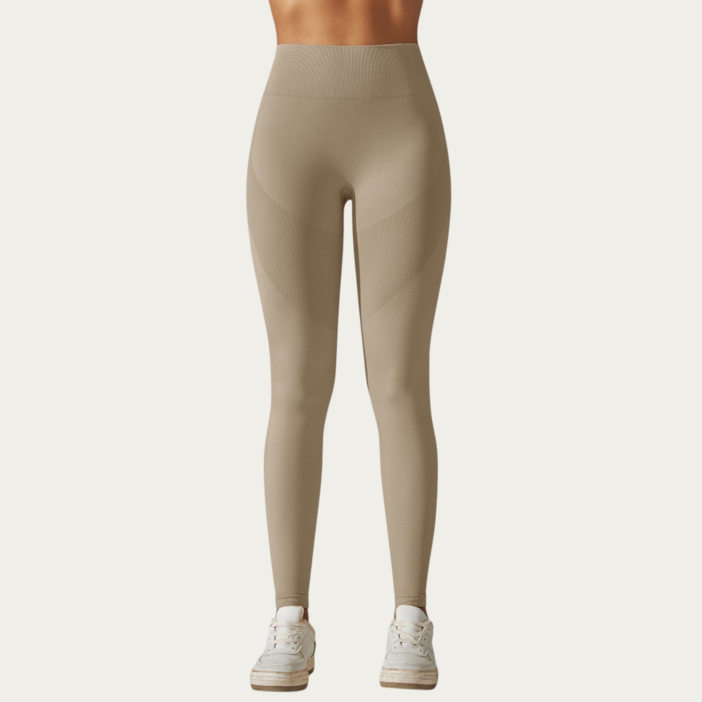 Seamless High Waist Leggings with Sculpting Fit and Compression Support