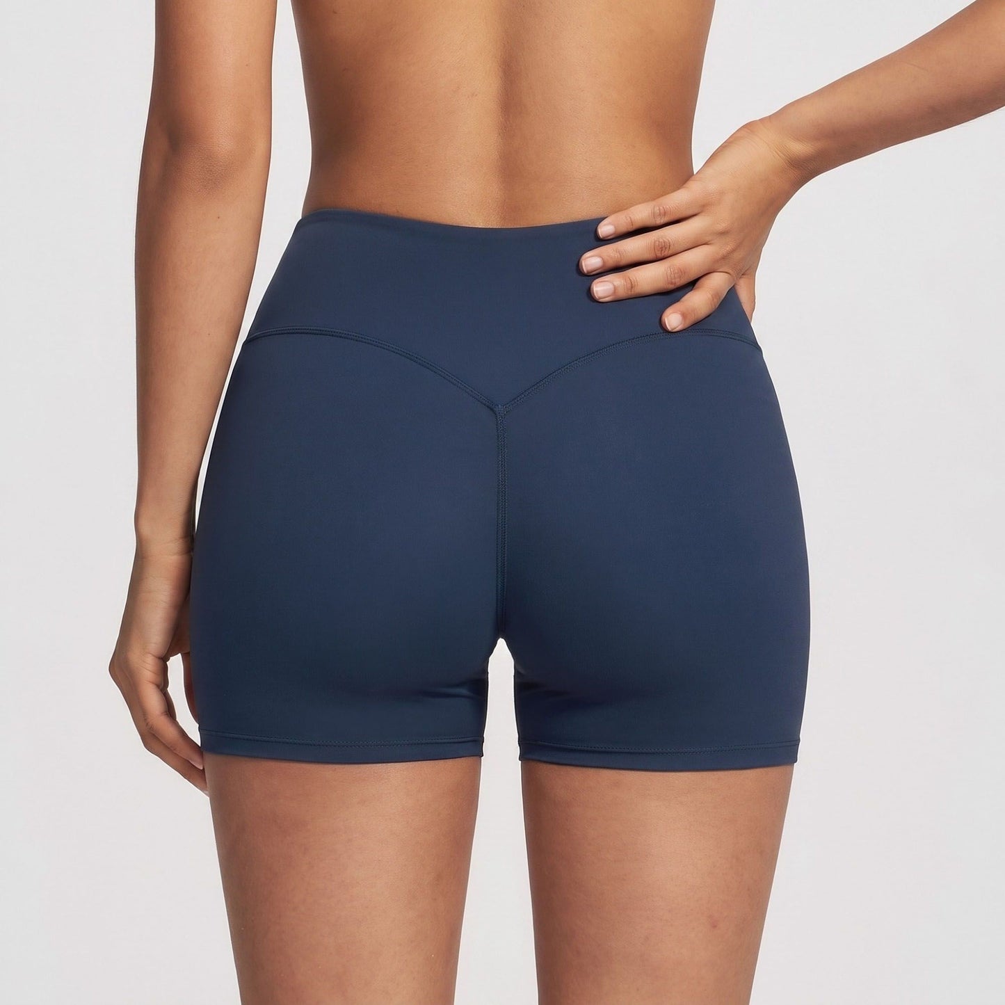 High Waist Biker Shorts Stretch Workout Yoga Shorts