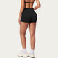 High Waist Mini Biker Shorts with Smooth Stretch Fabric and Supportive Fit