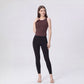 Sleeveless High Neck Cropped Yoga Tank Fitted Workout Activewear Top