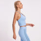 Halter Racerback Workout Tank V Neck Fitted Crop Top