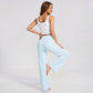 High Waisted Wide Leg Yoga Pants Loose Fit Workout Lounge Pants