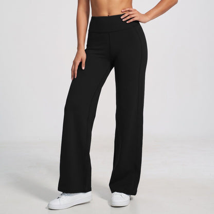 High Waist Wide Leg Yoga Pants Stretch Workout Pants