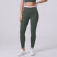 High Waist Contrast Waistband Full Length Active Leggings for Workouts and Everyday Wear