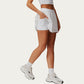 Pleated Athletic Skort with Built-In Shorts and Side Pocket