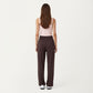 High Waist Wide Leg Sweatpants with Side Pockets and Smooth Stretch Fabric