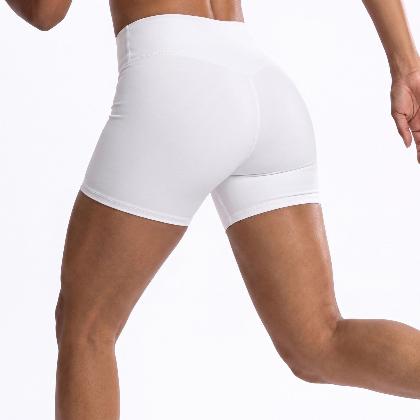 High Waist Biker Shorts Stretch Workout Yoga Shorts