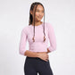 Elbow Sleeve Workout Top Crew Neck Fitted Crop Yoga Activewear Shirt