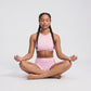Padded High Neck Racerback Sports Bra Tank Top Workout Yoga Crop Top