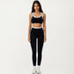 High Waist Leggings with Smooth Stretch Fit and Side Seam Detail