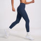 High Waist Full Length Workout Leggings with Contour Seams