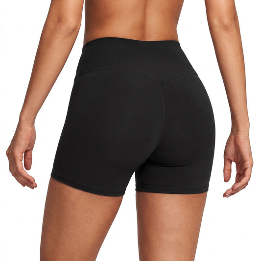 High Waist Biker Shorts Fitted Mid Thigh Athletic Bottoms for Yoga Running Gym Training