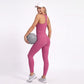 Racerback Workout Tank Top Scoop Neck Fitted Active Crop Top