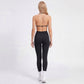 Padded Adjustable Strap Sports Bra Tank Top V Neck Workout Yoga Crop Top