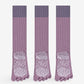 Compression Athletic Socks - Calf Length Toe Socks for Fitness & Yoga 3 Pack