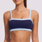 Square Neck Sports Bra with Slim Straps for Running Gym Training and Everyday Activewear