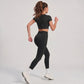 High Waisted Butt Lifting Yoga Leggings Tummy Control Workout Pants