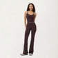 High Waist Flare Sweatpants with Seamless Stretch Fit
