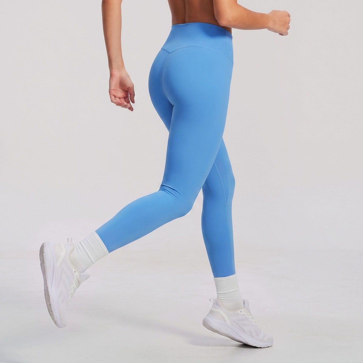 High Waist Full Length Workout Leggings Stretch Yoga Pants