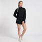 Cropped Full Zip Workout Jacket Lightweight Active Layer