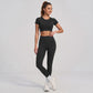 High Waisted Butt Lifting Yoga Leggings Tummy Control Workout Pants