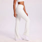High Waist Scrunch Back Flare Leggings Stretch Yoga Pants