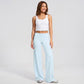High Waisted Wide Leg Yoga Pants Loose Fit Workout Lounge Pants