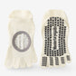 Cotton Pilates Yoga Socks with Grip, Five-Toe Design 3 Pack