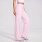 High Waisted Wide Leg Yoga Pants Loose Fit Workout Lounge Pants