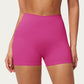 High Waist Mini Biker Shorts with Smooth Stretch Fabric and Supportive Fit