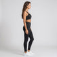 Wide Strap Sports Bra Scoop Neck High Impact Supportive Workout Yoga Gym Crop Top