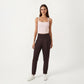 Square Neck Ribbed Knit Cropped Tank Top with Wide Shoulder Straps