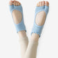 Candy Color Open-Back Yoga Socks for Women, Non-Slip Pilates & Indoor Exercise 3 Pack