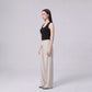 Sleeveless Yoga Tank Top with Built In Padding Scoop Neck Cutout Strap Detail and Fitted Activewear Silhouette