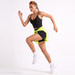 V Neck Longline Sports Bra Adjustable Strap Workout Crop Top