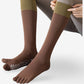 Compression Athletic Socks - Calf Length Toe Socks for Fitness & Yoga 3 Pack