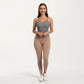 Fitted Strappy Back Tank Top with Scoop Neck and Cross Back Design