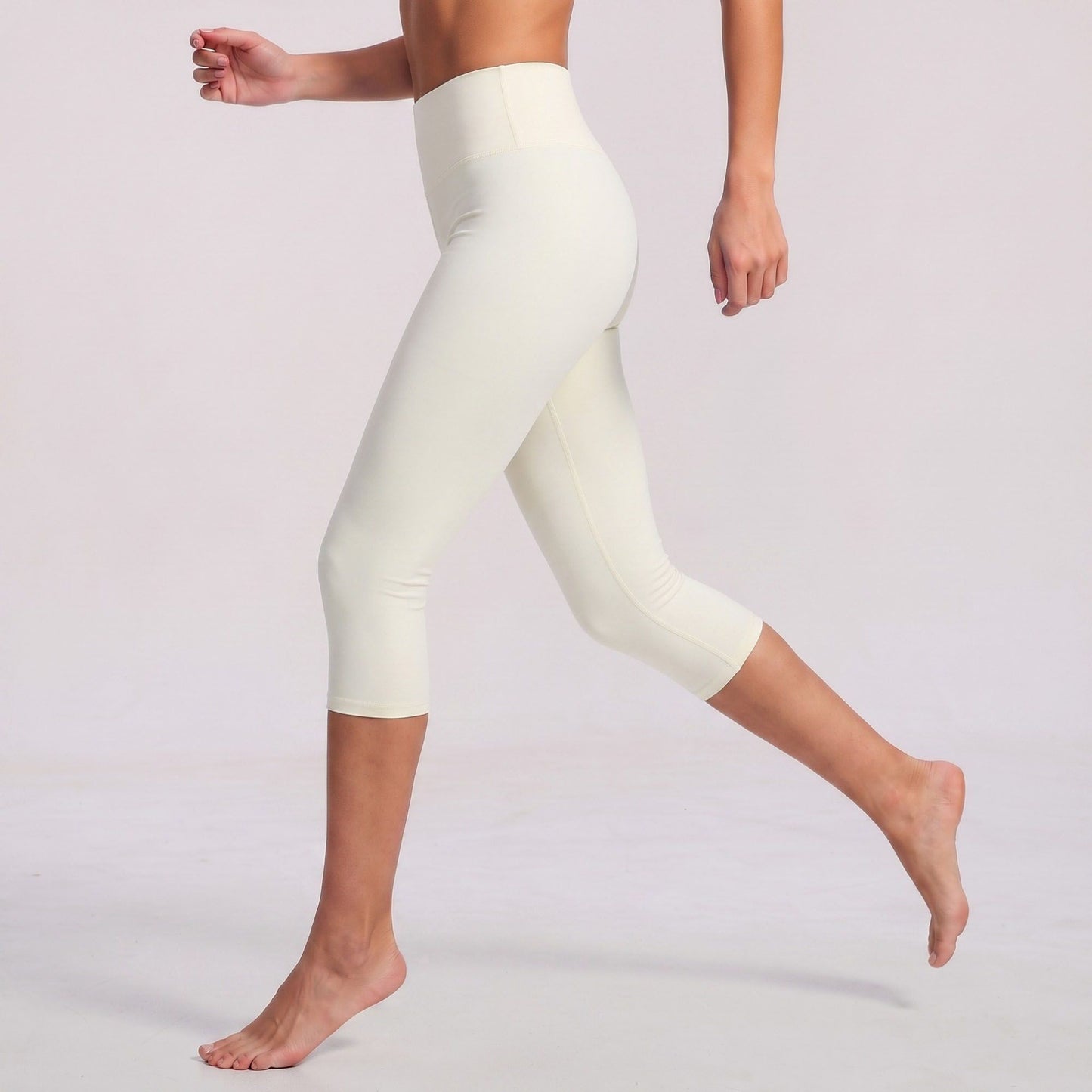 High Waist Capri Leggings Stretch Workout Yoga Pants