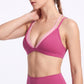 Layered V Neck Sports Bra Double Strap Workout Top