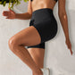 High Waist Seamless Biker Shorts with Compression Fit