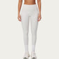 High Waist Leggings with Smooth Stretch Fabric and Curved Seam Detail