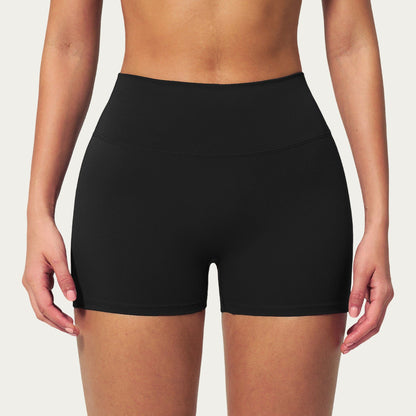 High Waist Mini Biker Shorts with Smooth Stretch Fabric and Supportive Fit