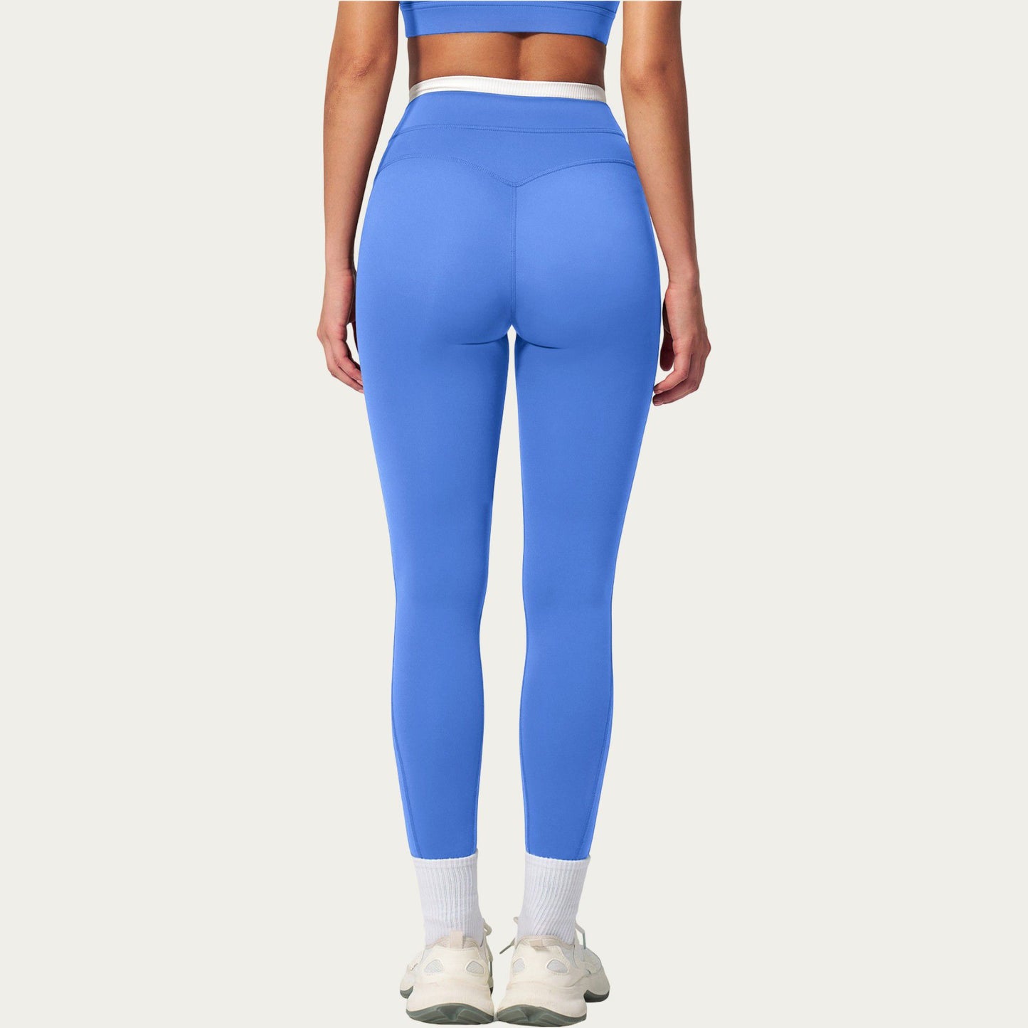 High Waist Leggings with Smooth Stretch Fit and Side Seam Detail