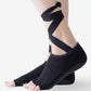 Tie-Strap Five-Toe Yoga Socks Non-Slip Pilates Socks 3 Pack